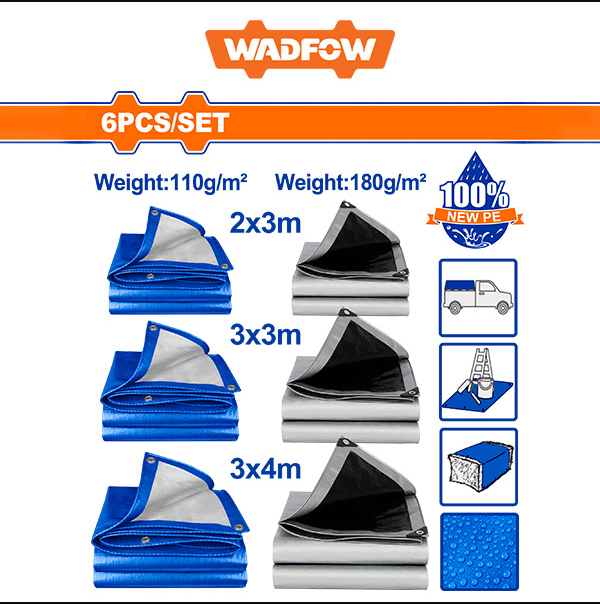 WADFOW CERADI SET 6/1 PLAV+SIV