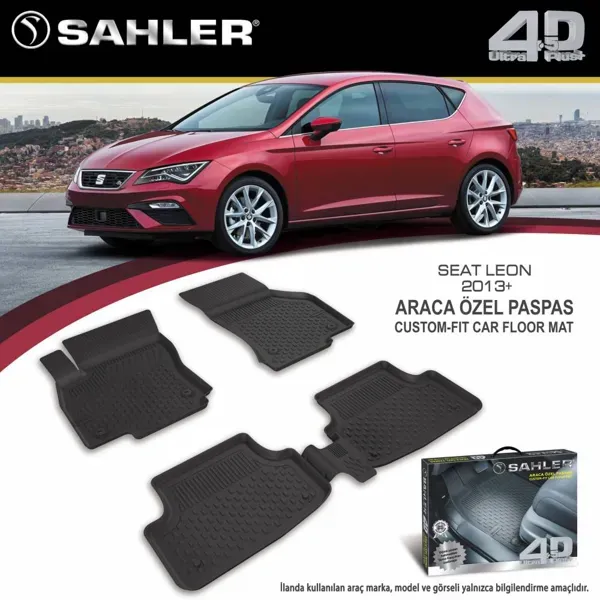 Gumeni Patosnici 4.5D SAHLER SEAT LEON 2013-2020