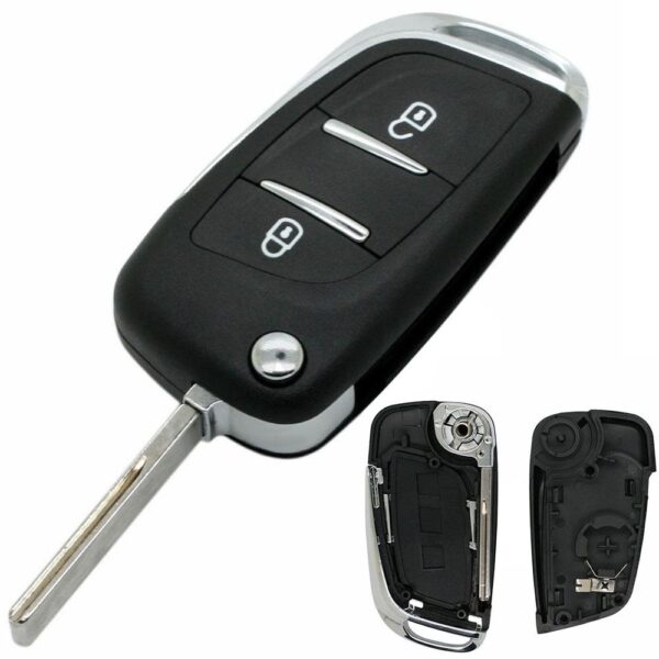 PEUGEOT 2 BOTON FLIP KEY