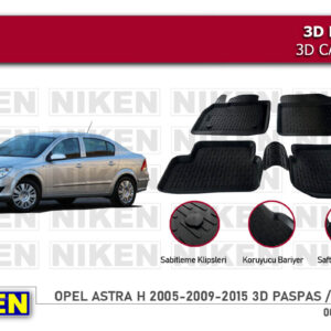 NIKEN 3D Типски Патосници OPEL ASTRA H