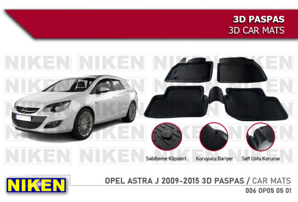 ПАТОСНИЦИ OPEL ASTRA J 2009-2015