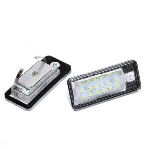 2X LED License Plate Light For Audi A3 S3 A4 S4 A5 A6 S6 A8 S8 Q7 RS4