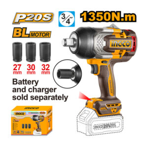 INGCO STRAFILICA ZA GUMI 20V 1350N BEZ BAT CIWLI201351 243449