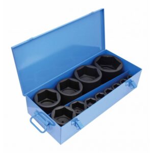 Set Udarni 12PCS 1" DR. 6PT SHORT IMPACT SOCKET SET A-12IPS6
