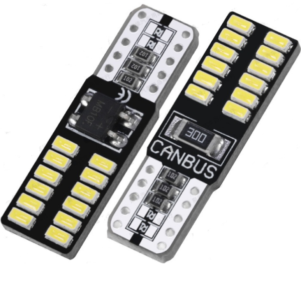 LED T-10 ( 2PCS ) WHITE