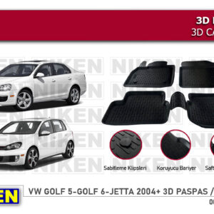 NIKEN 3D Типски Патосници VW JETTA 2004+