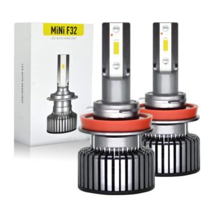 2PCS Mini Car LED Headlight Bulb H1 H7 H8/H9/H11 9005/HB3 9006/HB4 H4