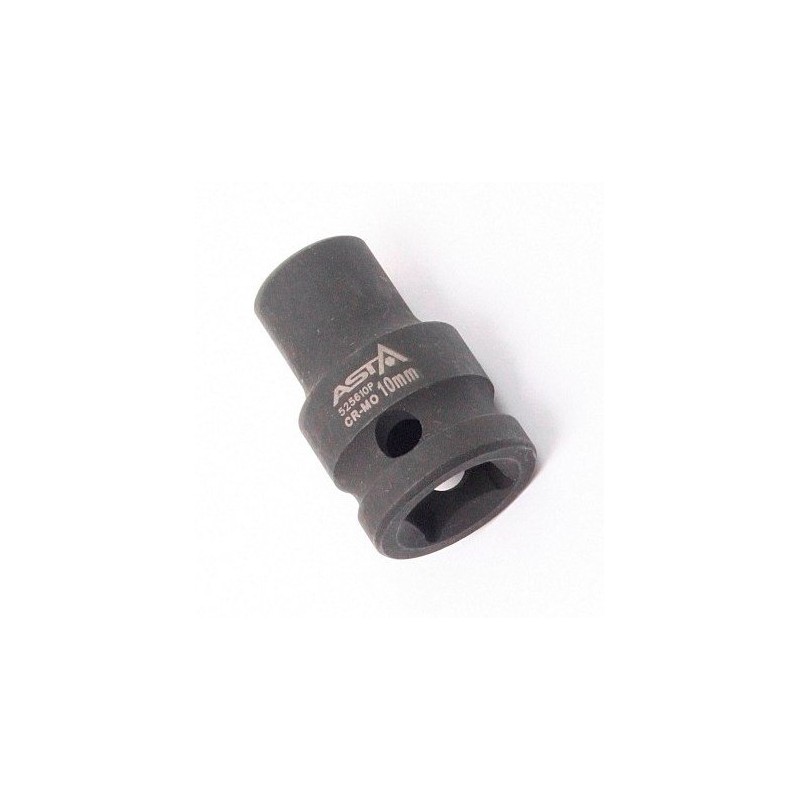1/2" 10 mm Kratka Udarna Nasadna Glava, 12-kraka, 38 mm, Heavy Duty