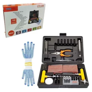 Комплет Сет за Поправка на Гуми – 100 Делeн Професионален Куфер