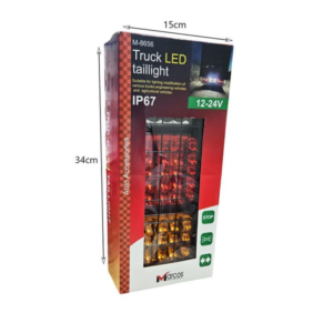 LED zadno stop svetlo 12V/24V IP67 2PCS